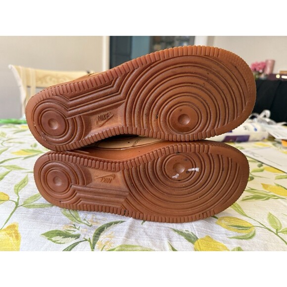 Nike Air Force 1 Wheat Size 5.5Y Ladies Size 7 # 807617-200 - Picture 4 of 9